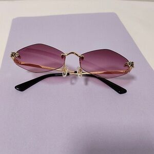 Cartier Purple and Gold Sunglasses